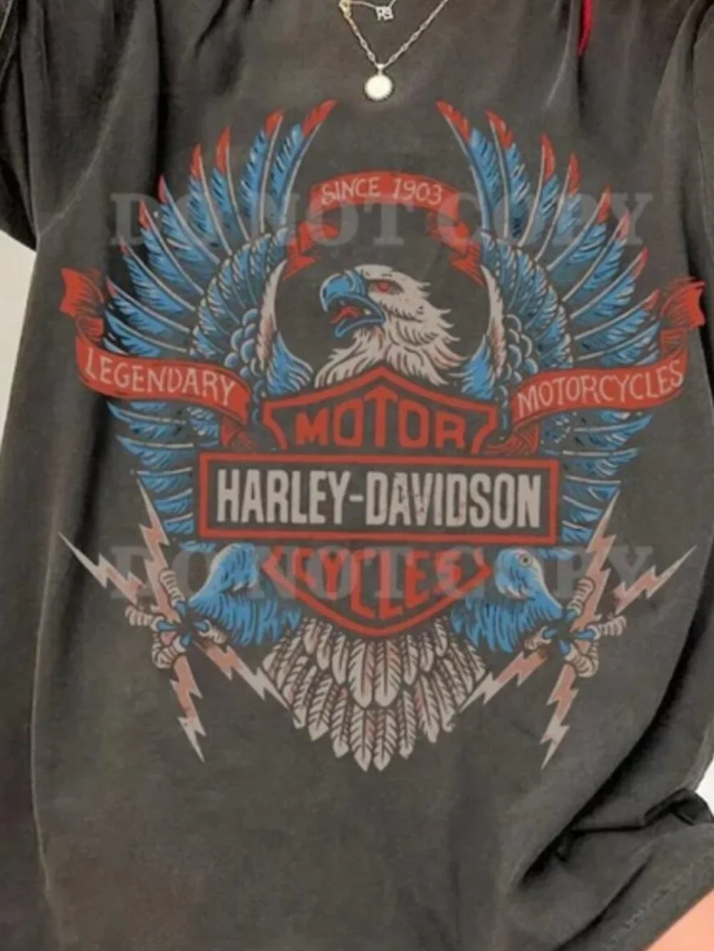 Harley Davidson T-Shirt T-Shirt 301 - Picture 2 of 5